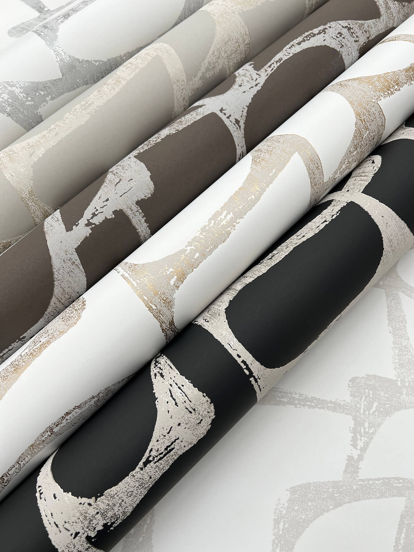 Candice Olson Decadence Craftsman Geometric Wallpaper - Taupe - Image 5