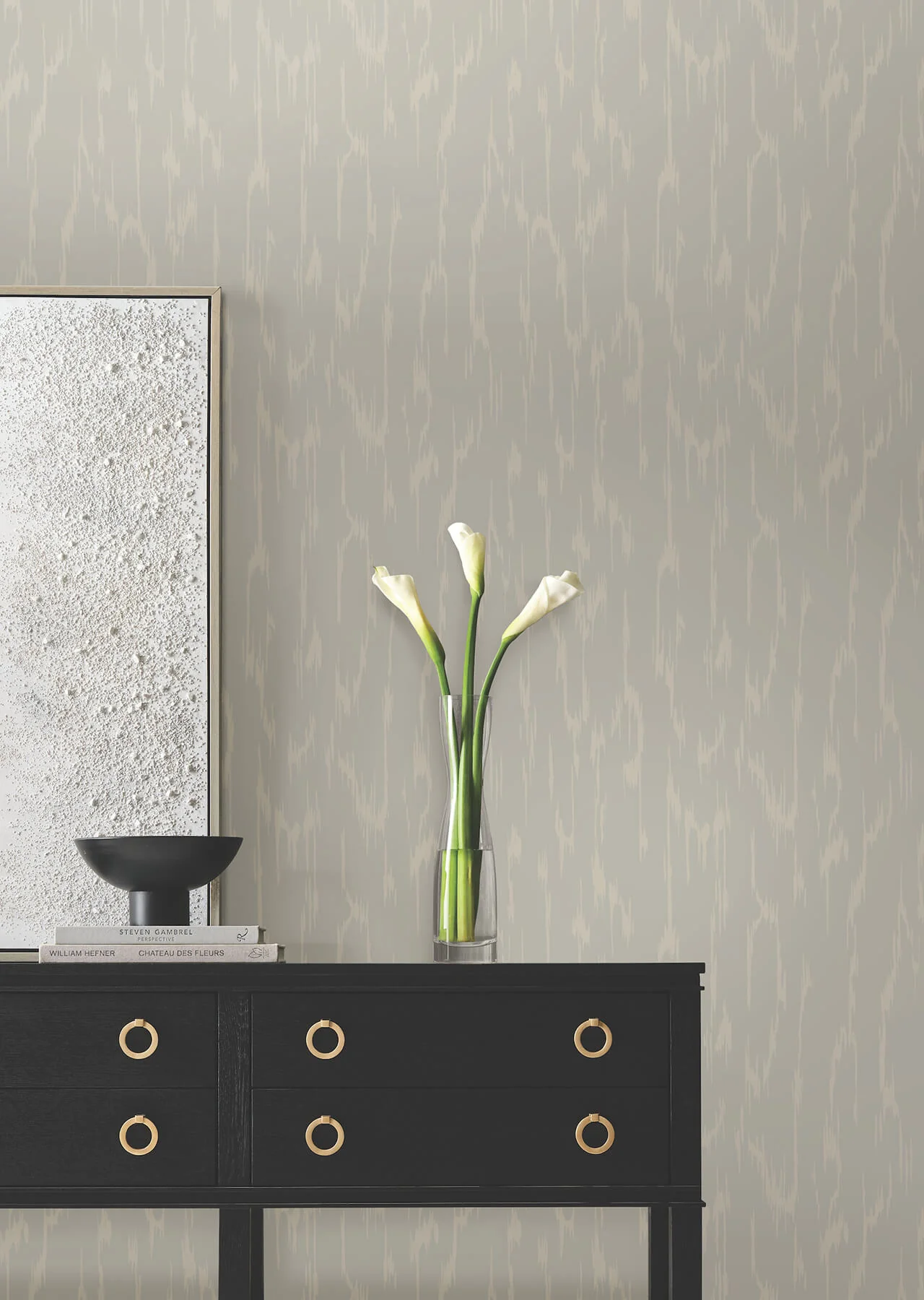 Candice Olson Decadence Flowing Wallpaper - Dark Taupe - Image 3