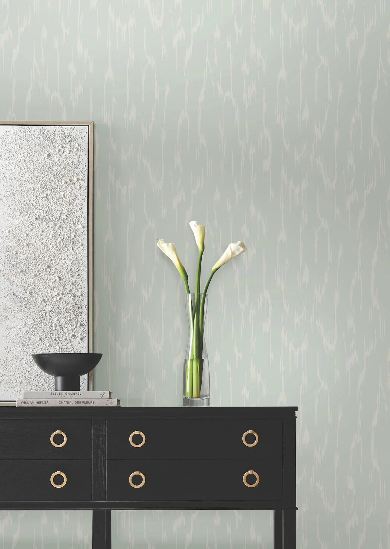 Candice Olson Decadence Flowing Wallpaper - Ether Blue - Image 3