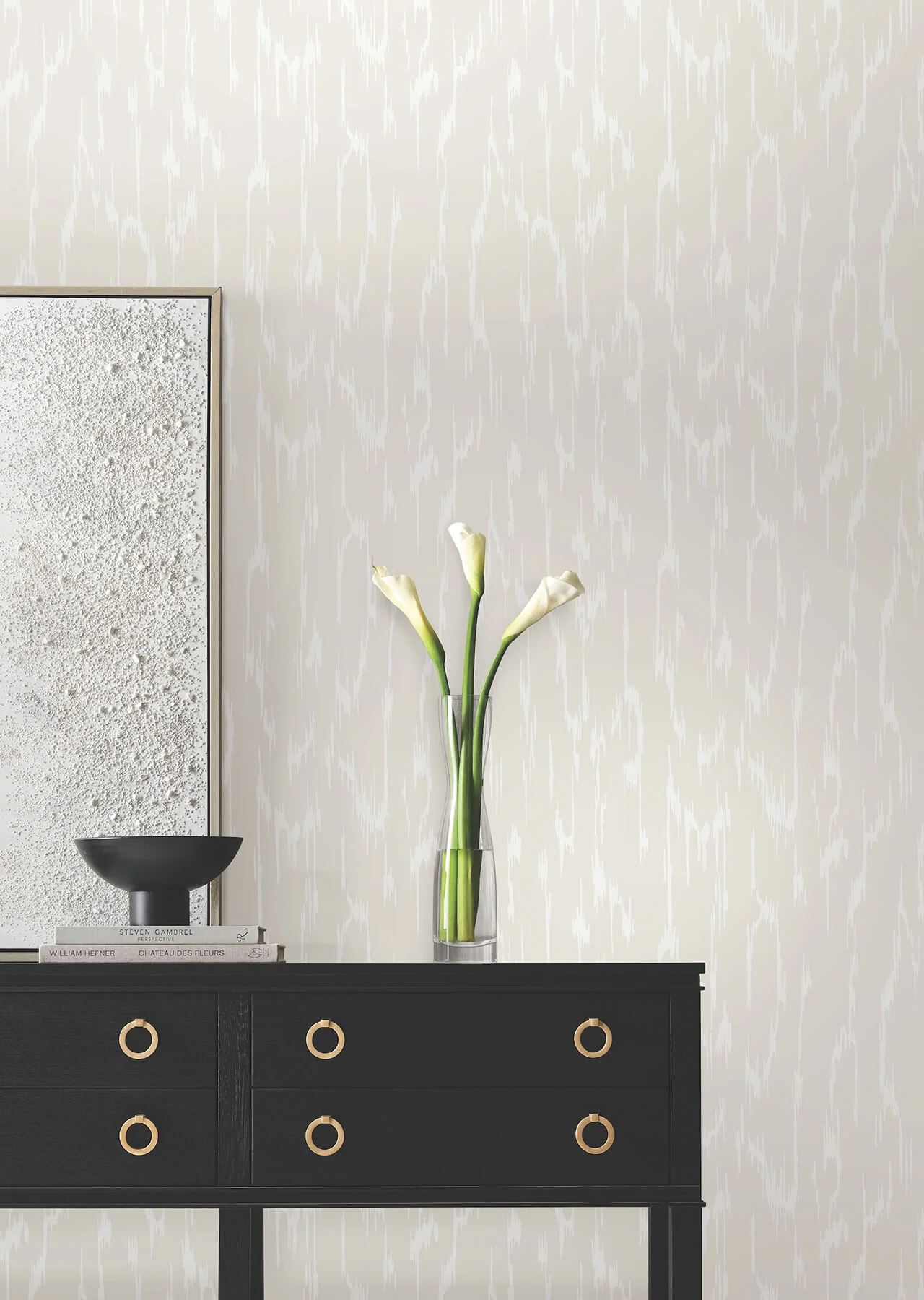 Candice Olson Decadence Flowing Wallpaper - Pearl - Image 3