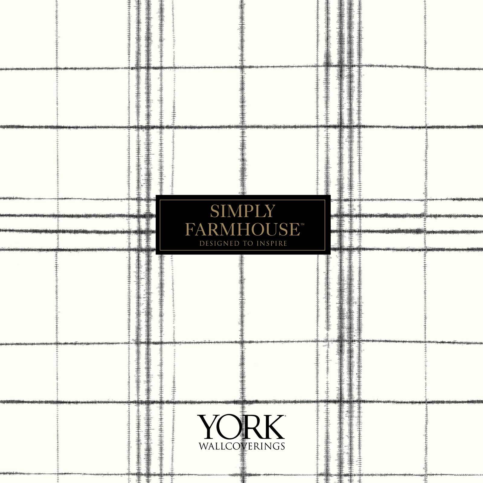 York Simply Farmhouse Silk Linen Weave Wallpaper - Gray - Image 4