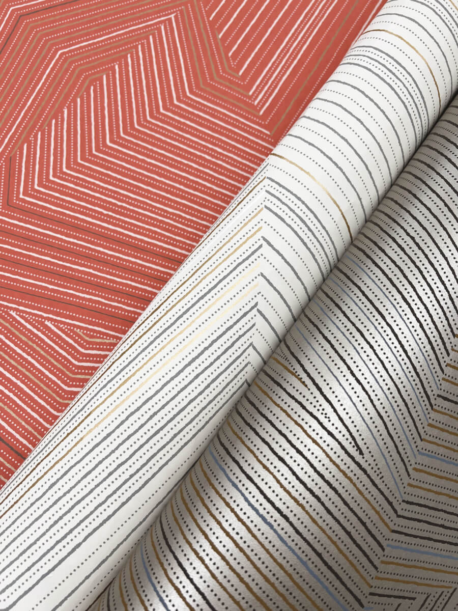 York New Origins Dotted Maze Wallpaper - Taupe - Image 4