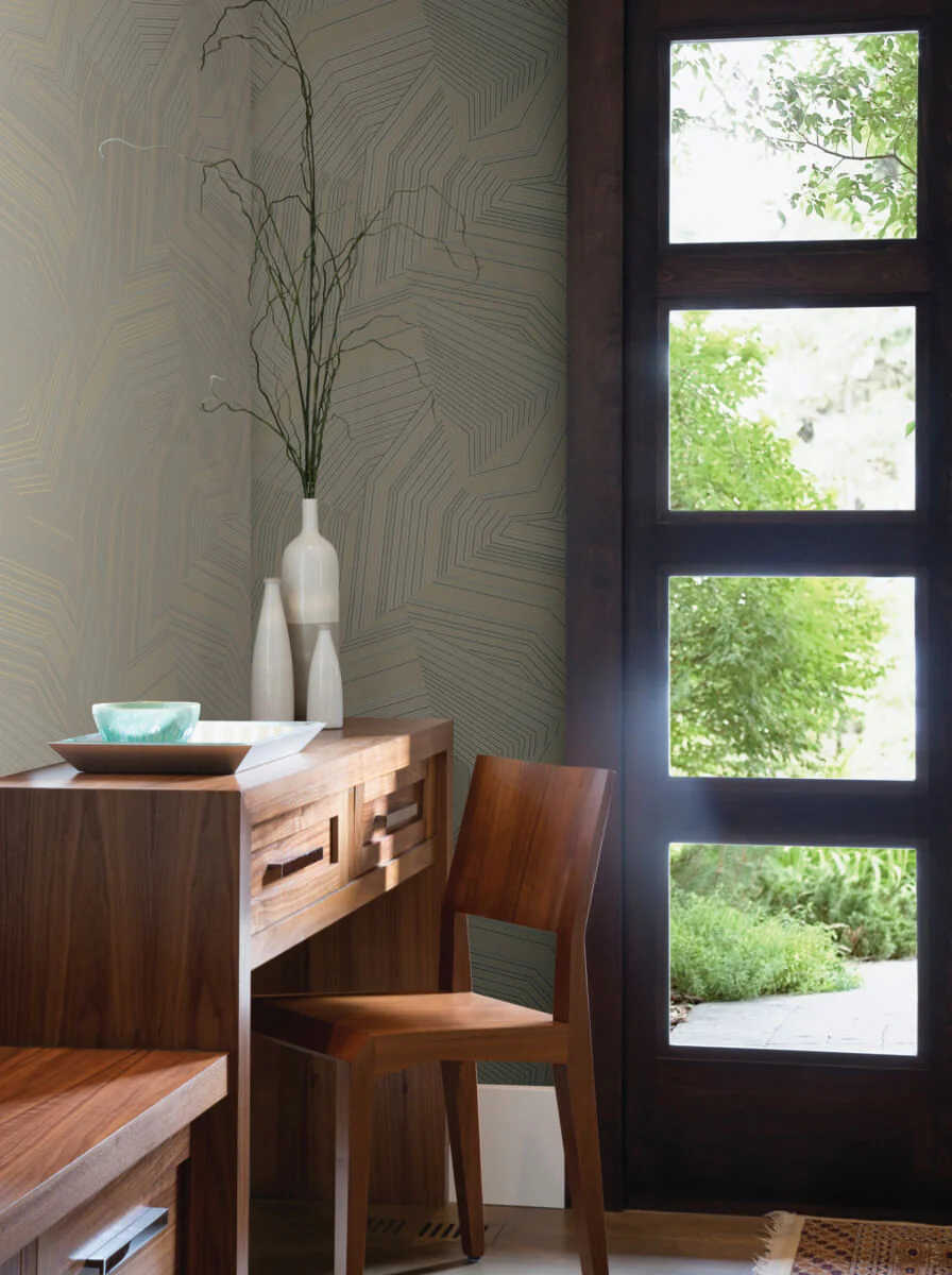 York New Origins Dotted Maze Wallpaper - Glint - Image 3