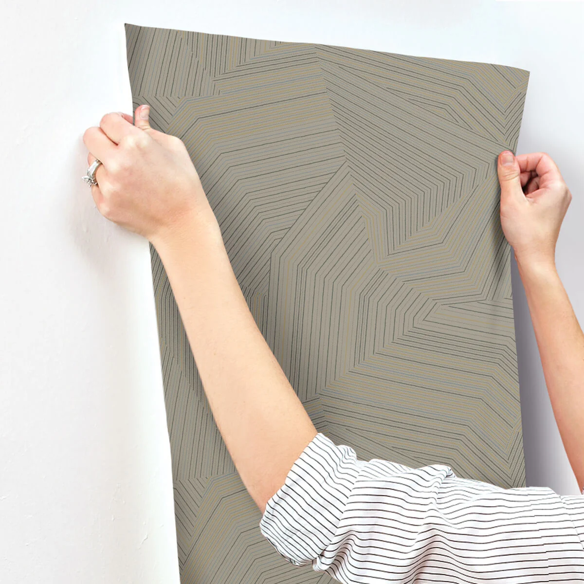 York New Origins Dotted Maze Wallpaper - Glint - Image 5
