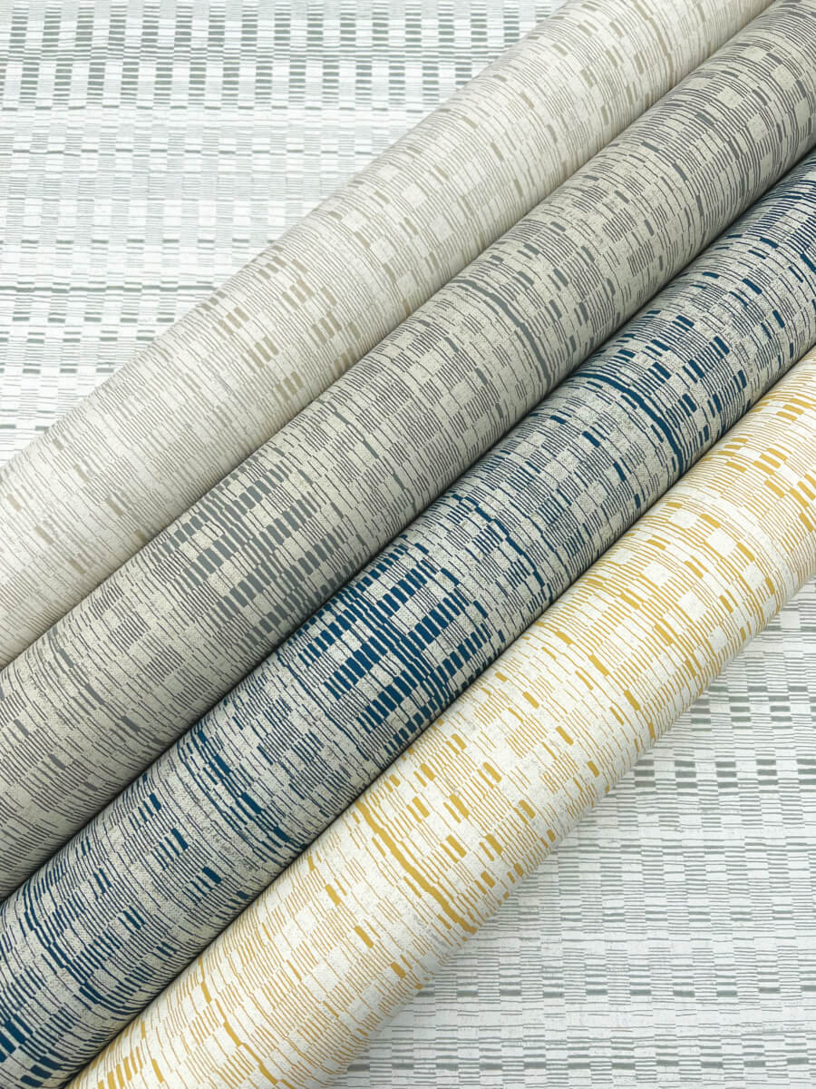 York New Origins Tapestry Stitch Wallpaper - Mustard - Image 4