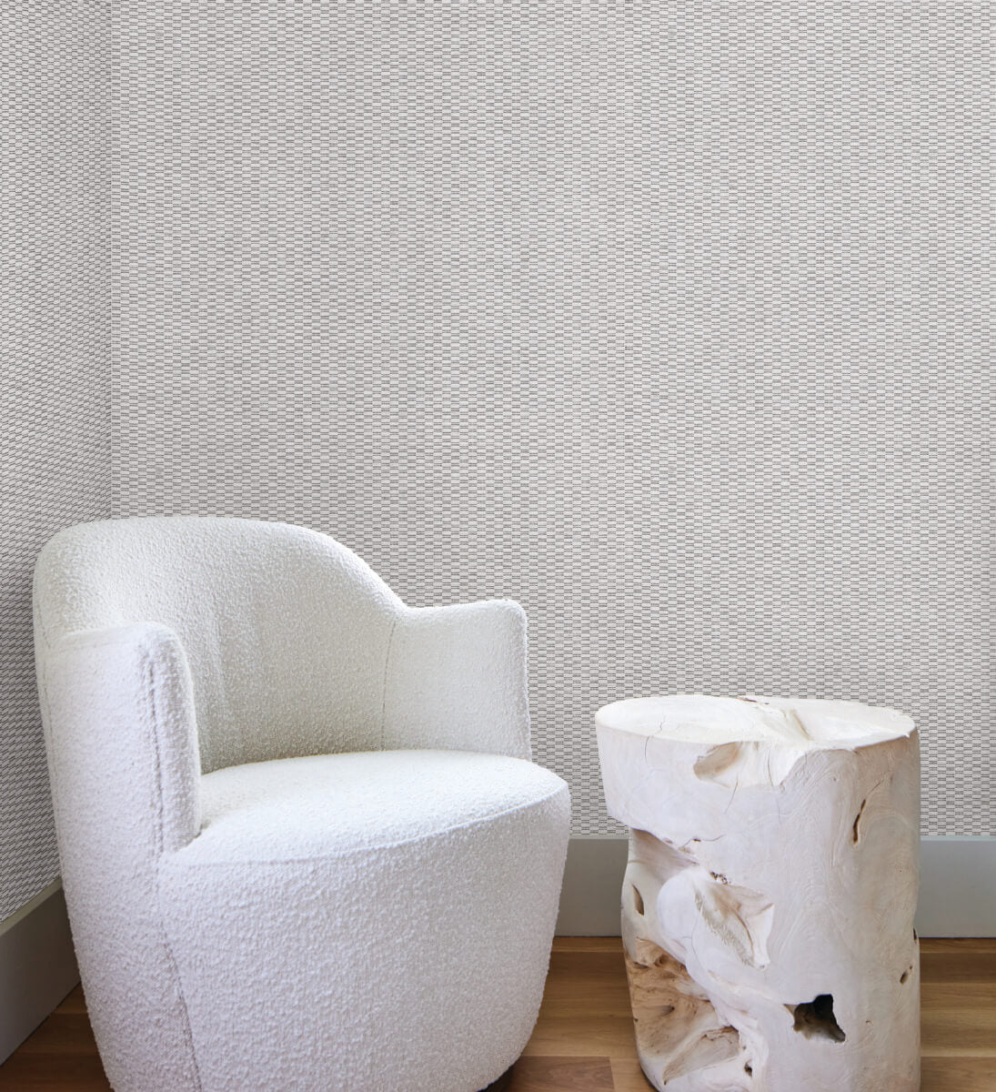 York New Origins Checkerboard Wallpaper - White - Image 3