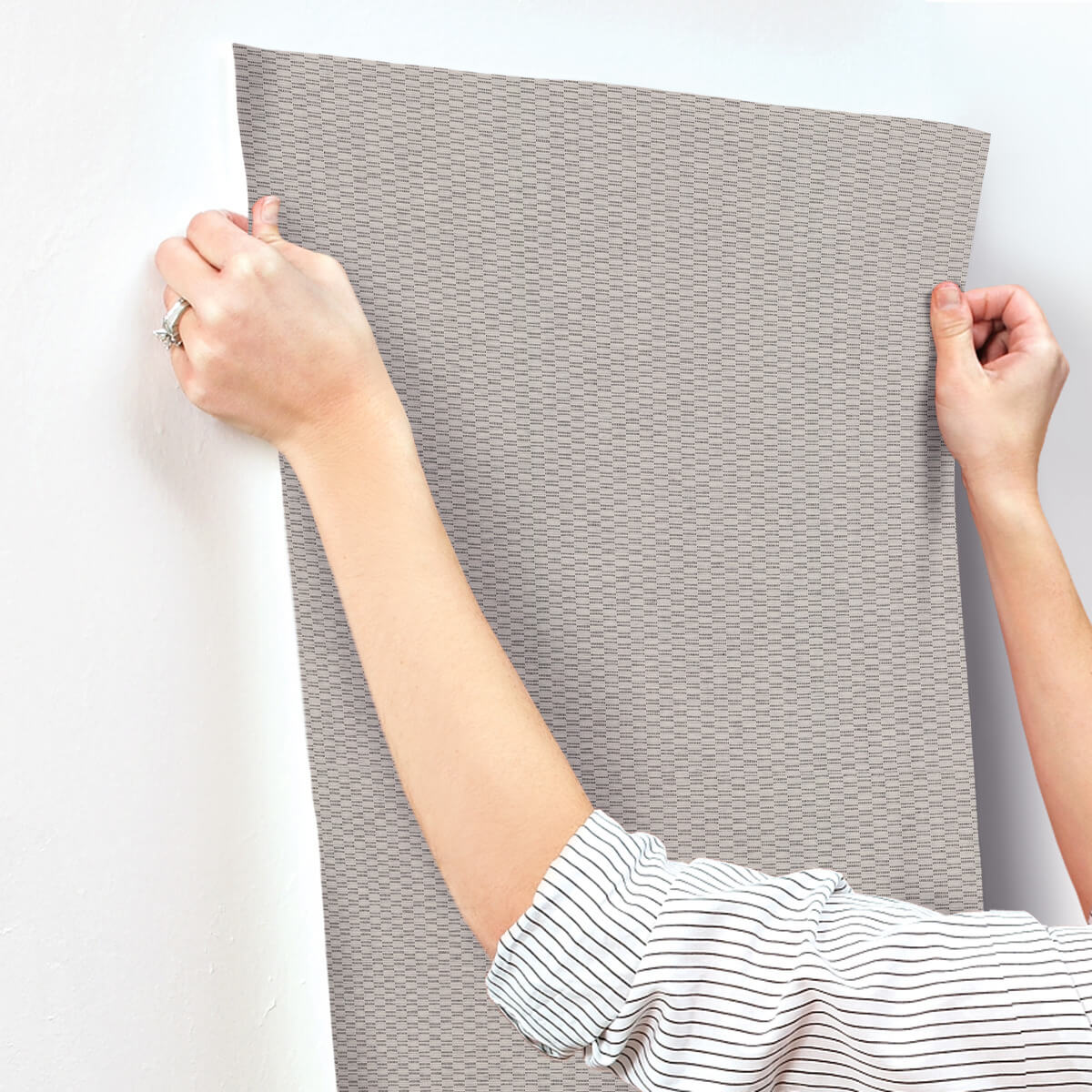 York New Origins Checkerboard Wallpaper - Grey - Image 5