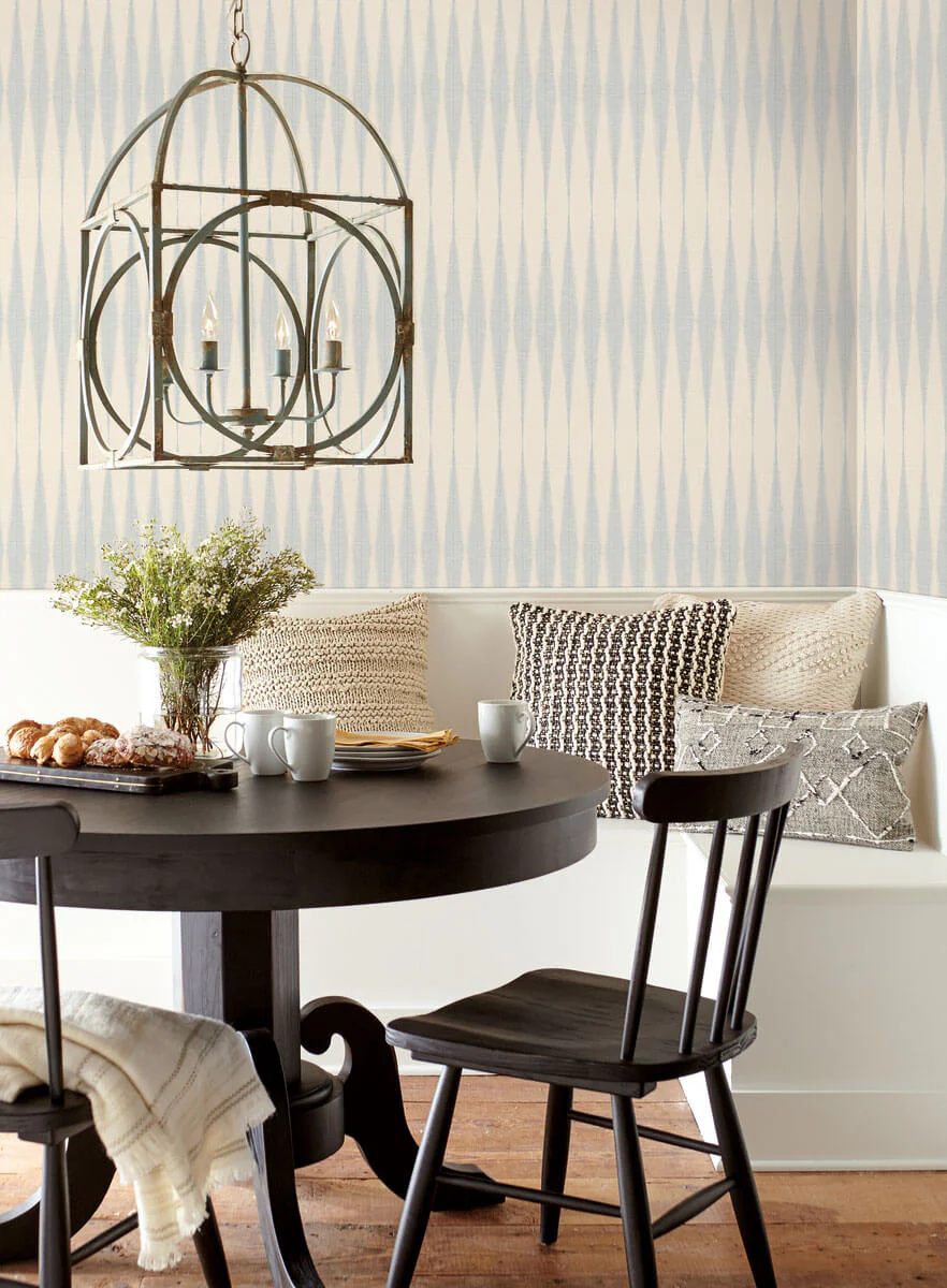 Magnolia Home Handloom Peel & Stick Wallpaper - Baby Blue - Image 3