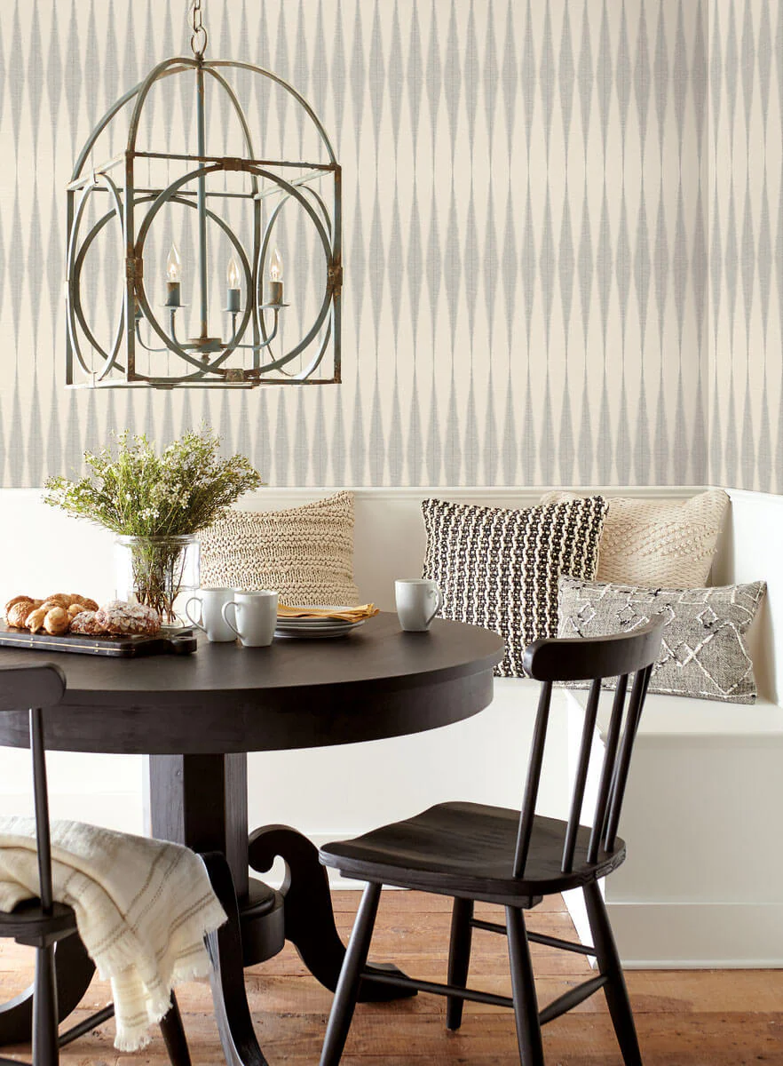 Magnolia Home Handloom Peel & Stick Wallpaper - Cool Grey - Image 3
