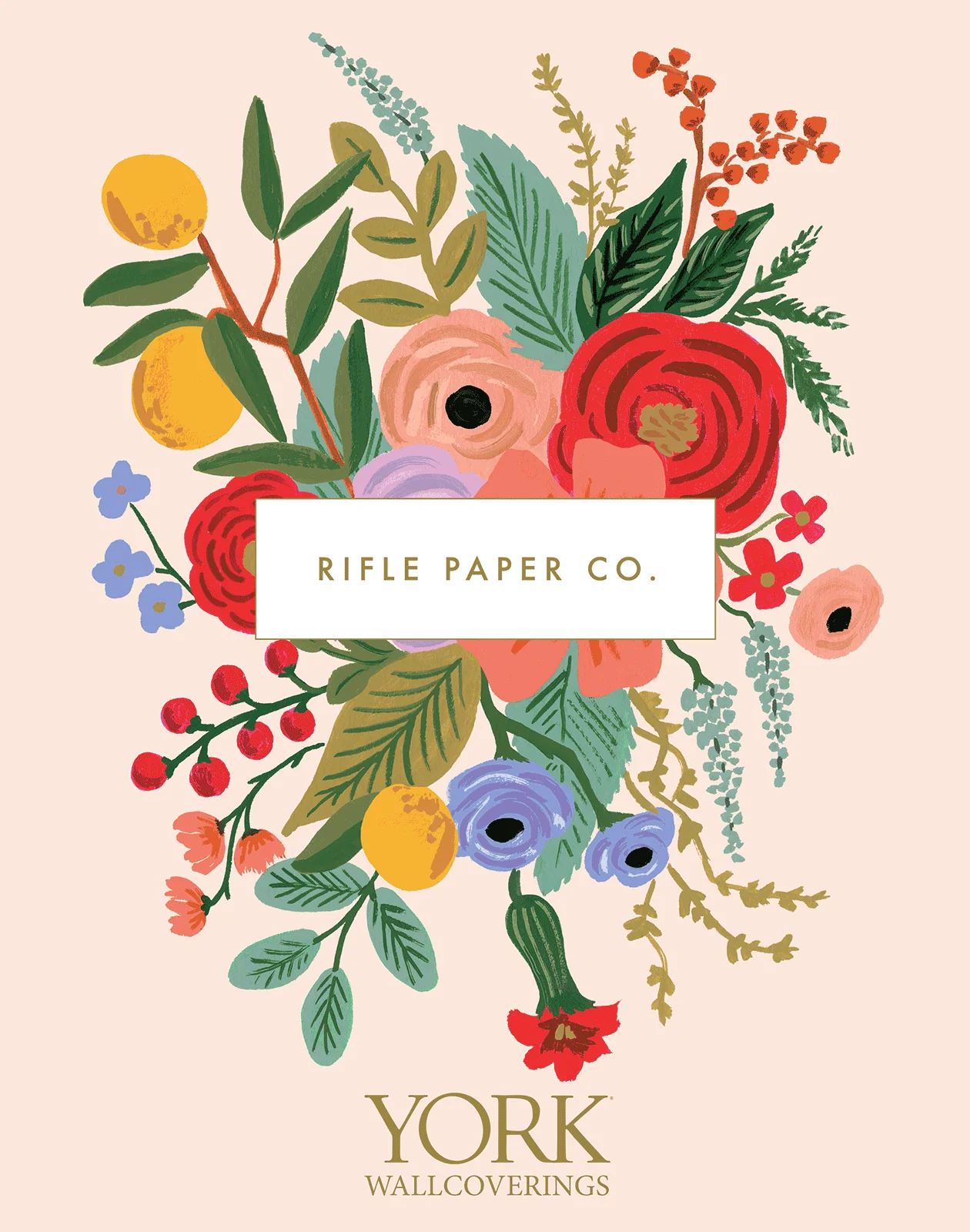 Rifle Paper Co. Peacock Wallpaper - Blue & White - Image 3