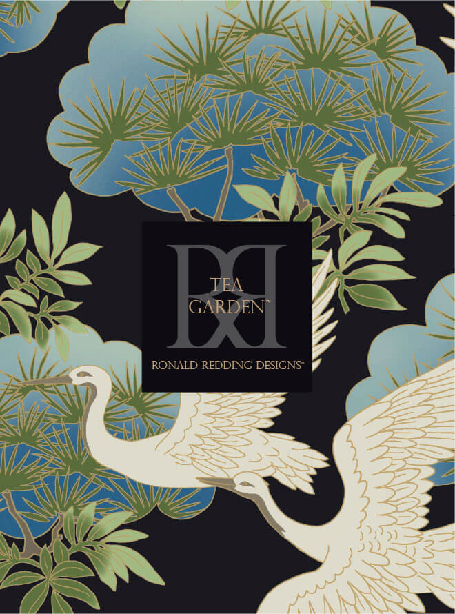 Ronald Redding Tea Garden Imperial Grasscloth Wallpaper - Light Gray - Image 5